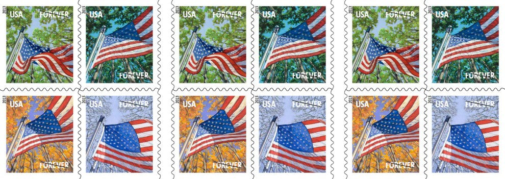 A Flag for All Seasons Stamps