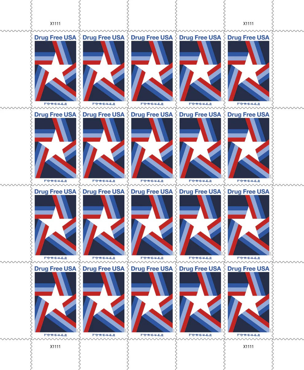 Drug Free USA Stamps