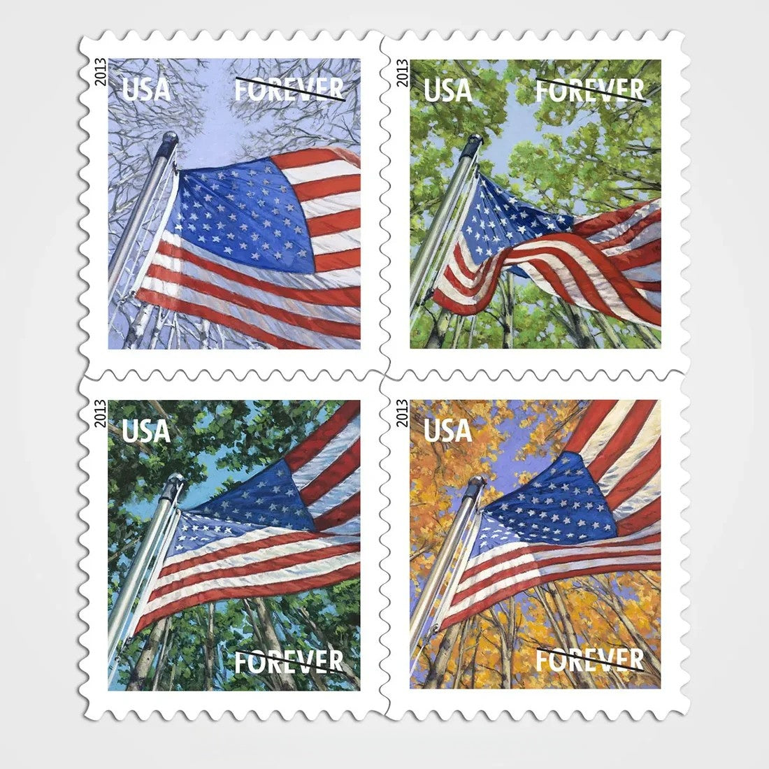 A Flag for All Seasons Stamps