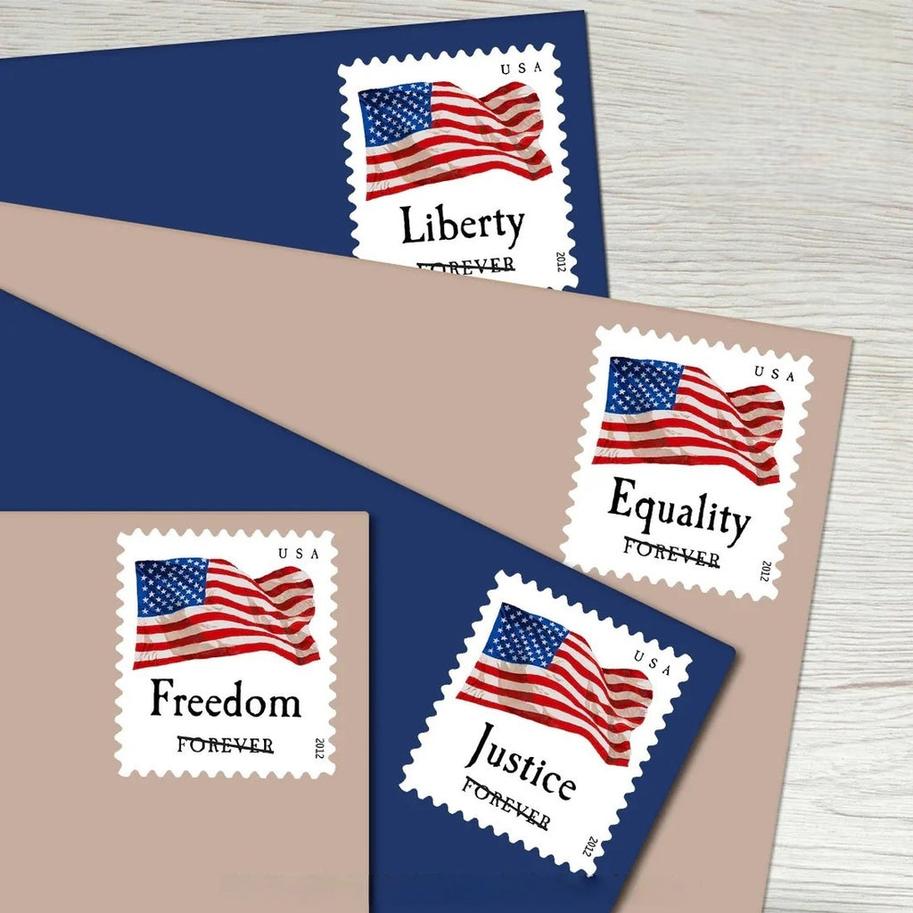 Four Flags Stamps
