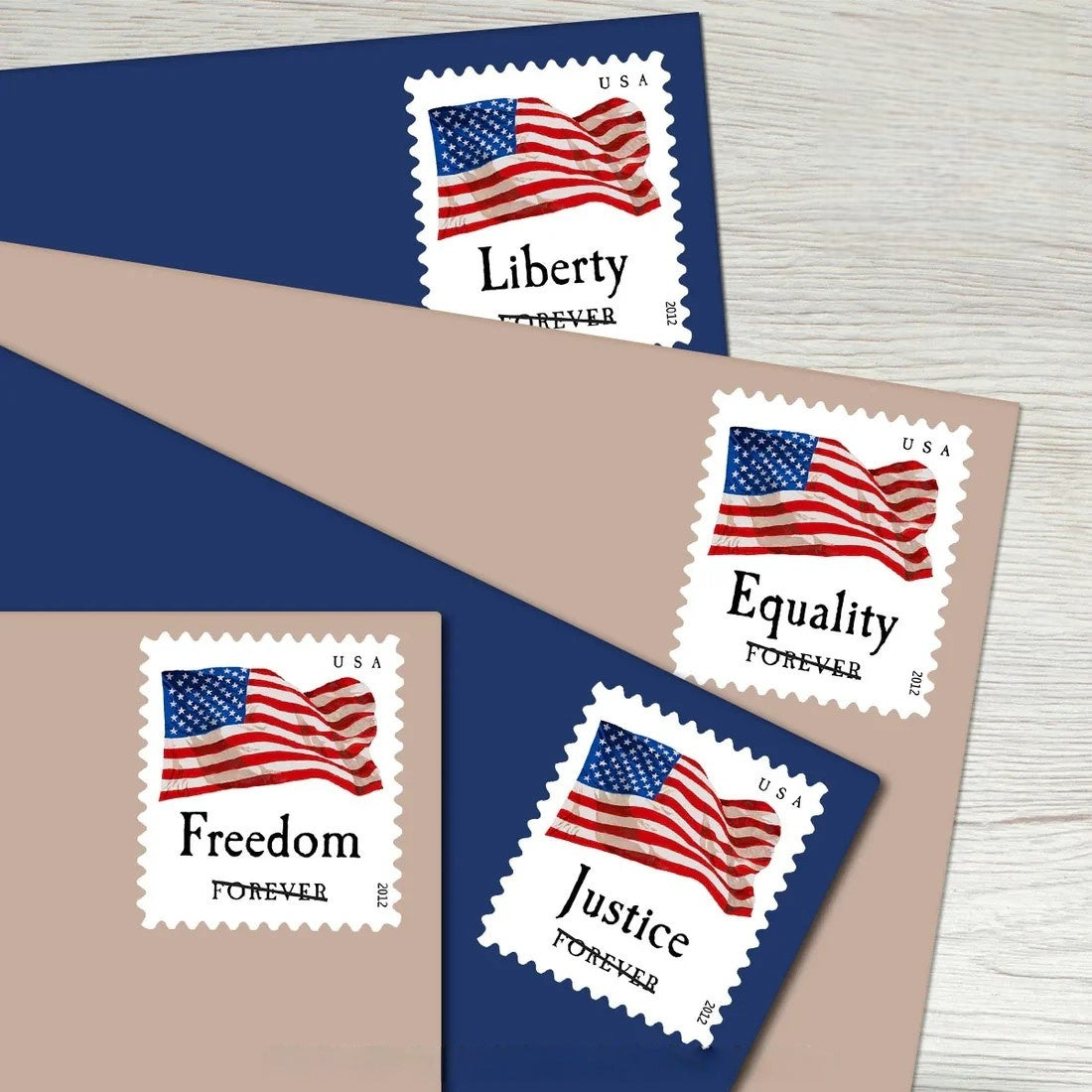 Four Flags Stamps