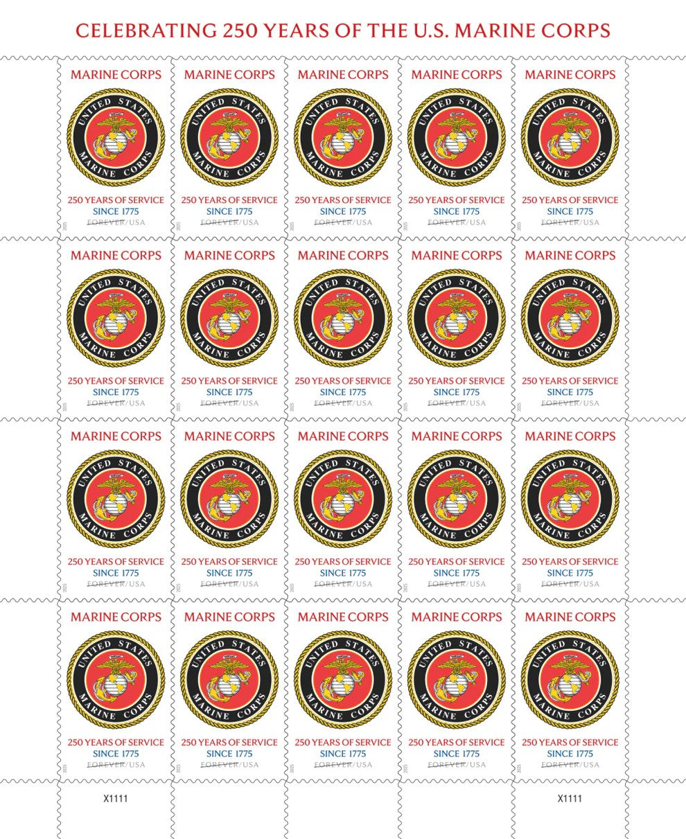 U.S. Marine Corps 250th Stamps