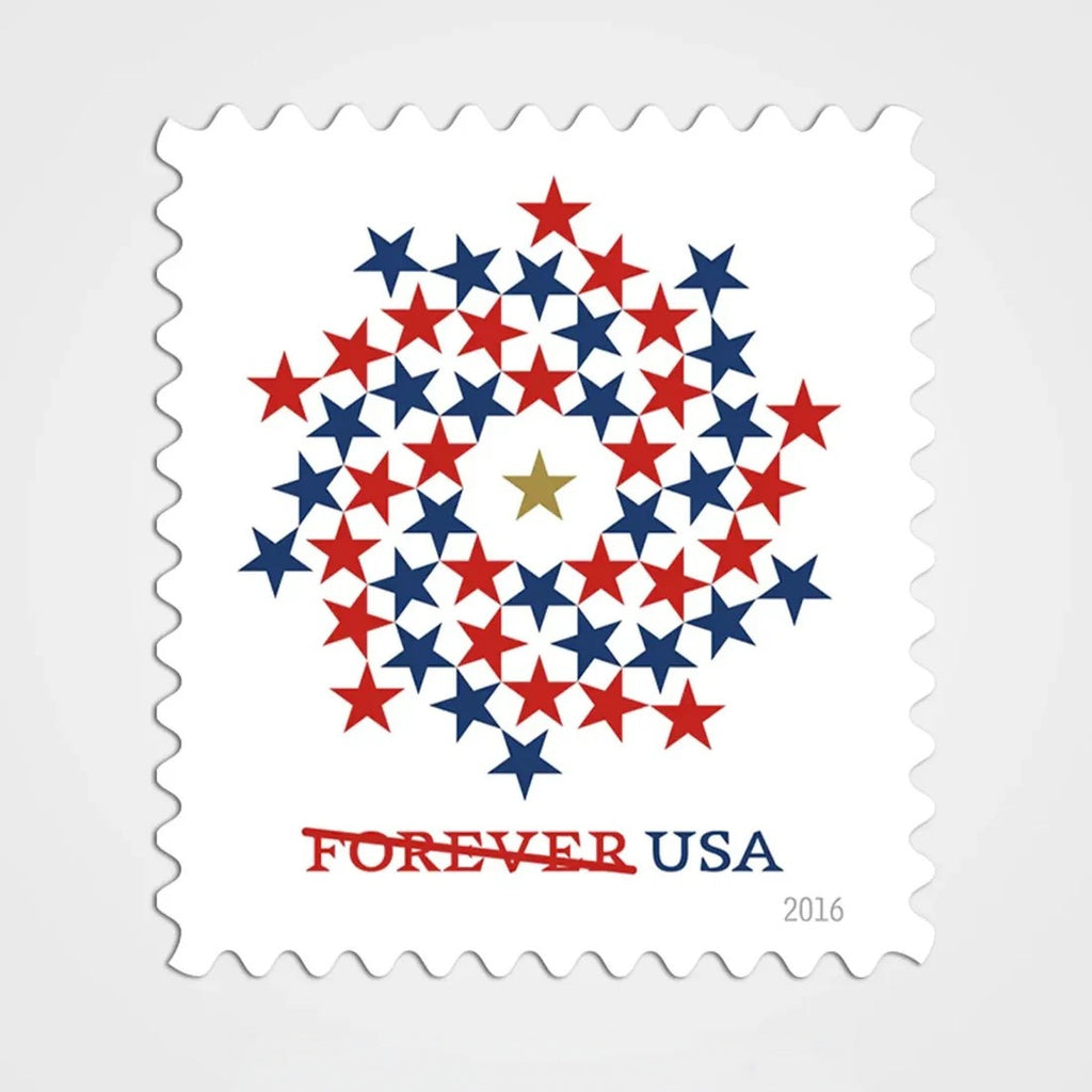 Patriotic Spiral Stamps