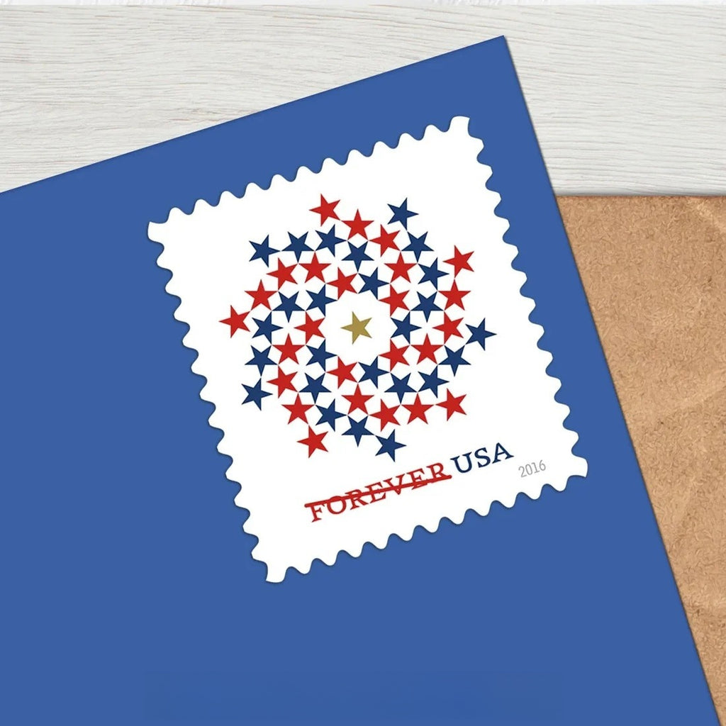 Patriotic Spiral Stamps