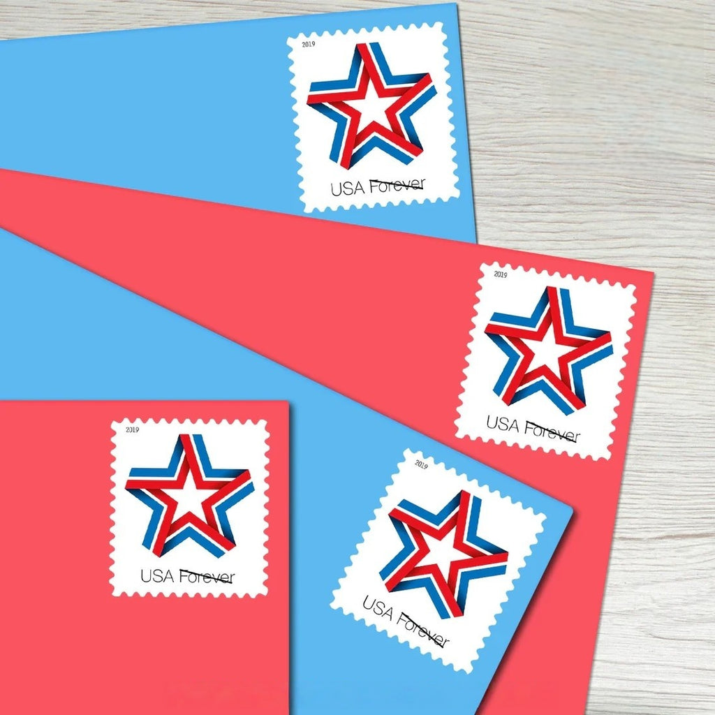 Star Ribbon Stamps