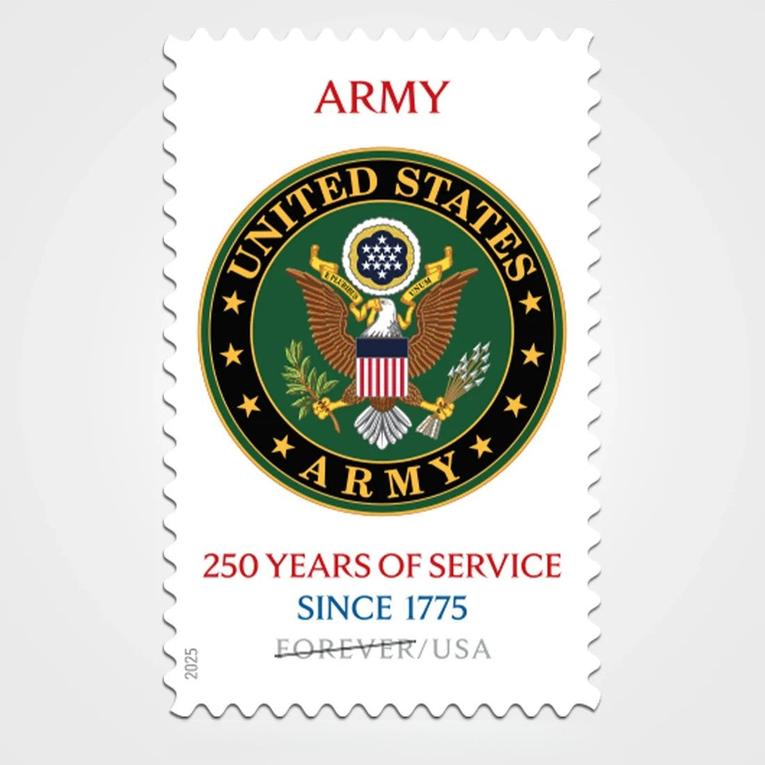 U.S. Army 250th Stamps