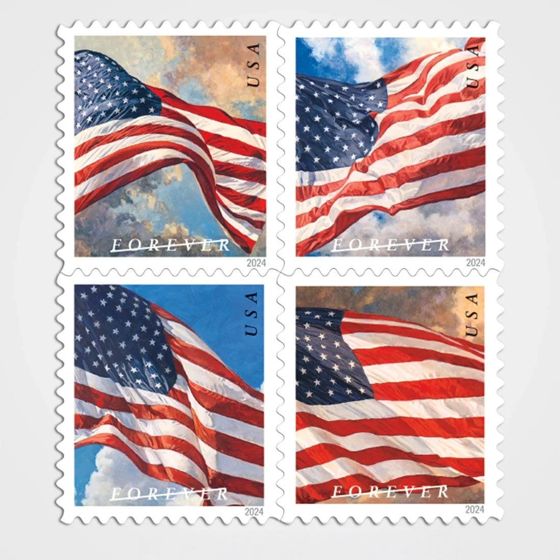 U.S. Flag 2024 Stamps