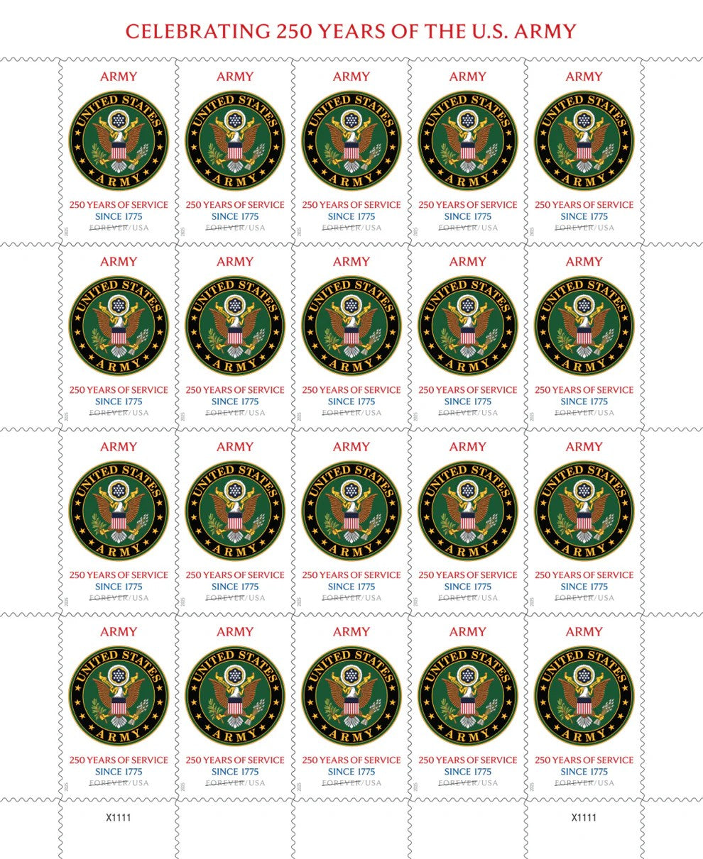 U.S. Army 250th Stamps