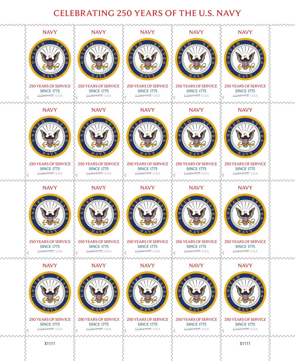 U.S. Navy 250th Stamps